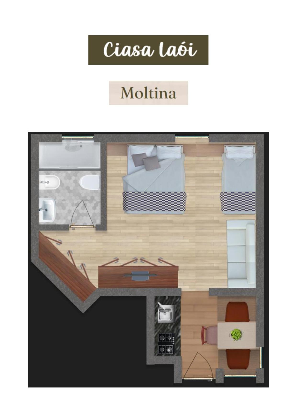 Apartment Ciasa Laoi San Cassiano  Εξωτερικό φωτογραφία